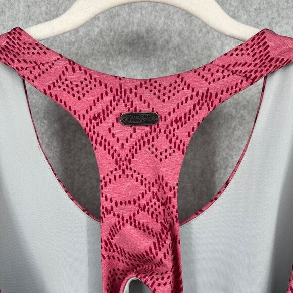 Outdoor Research Trance Athletic Dress Size 8 Pink Geometric Tank Stretch Casual - Picture 8 of 14